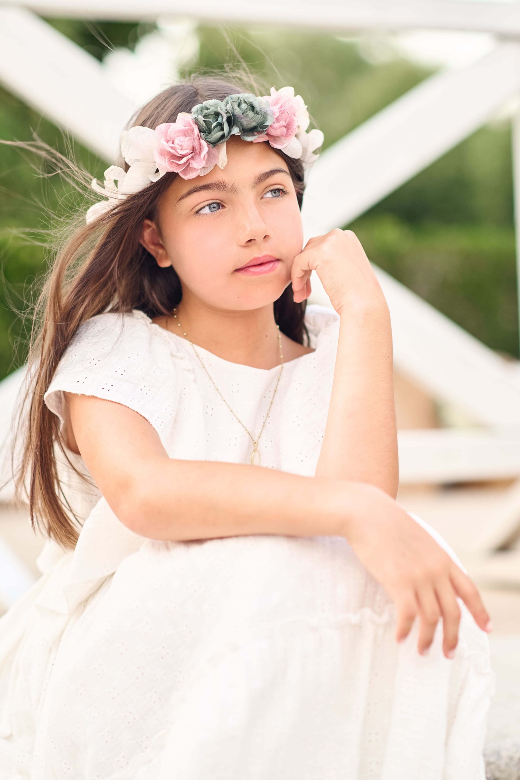 sesion-fotos-comunion-nina-primer-plano-madrid Primer plano niña fotos de comunión en exterior